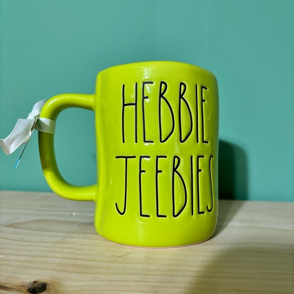 NWT Rae Dunn Scooby Doo Hebbie Jeebies Green Ceramic Mug - Picture 2 of 6